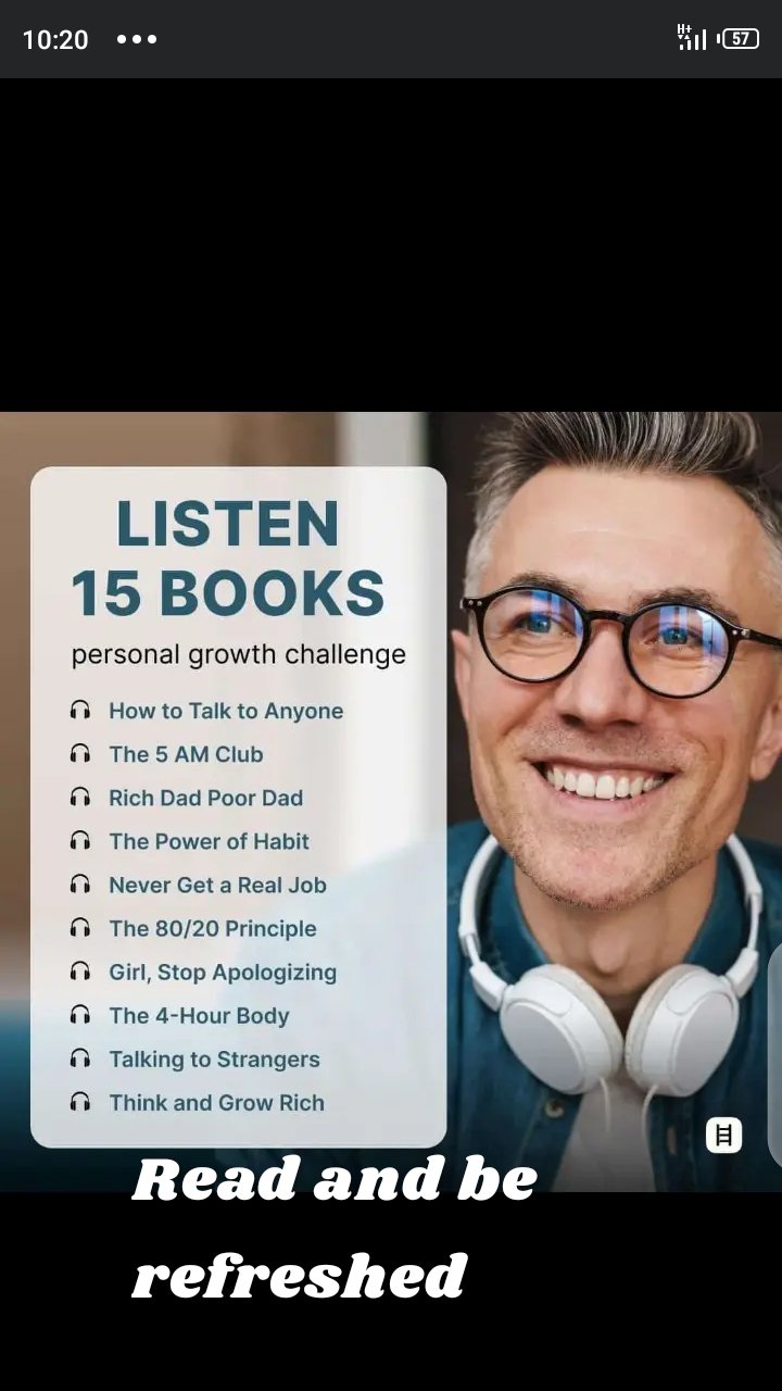 Read and be refreshed